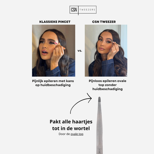 Beste pincet epileren zonder pijn? Zo werk je met precisie aan je wenkbrauwen