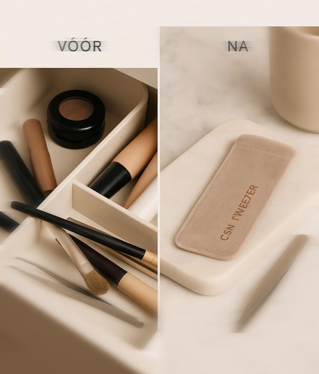 Pincet kwijt? Zo bewaar je 'm slim en stijlvol