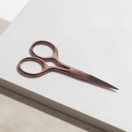 CSN precisie rose gouden wenkbrauwschaartje